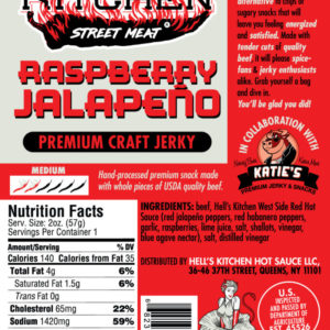 Raspberry Jalapeño Jerky