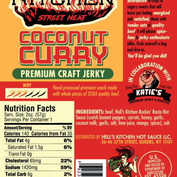 Coconut Curry Jerky